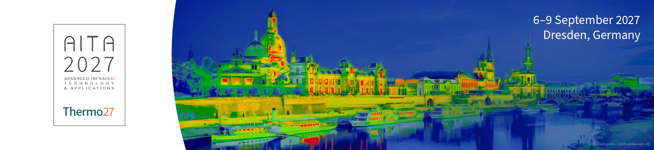 Header banner for the conference: Advanced Infrared Technology and Applications (AITA). This goes from 6 September 2027 to 10 September 2027 in Dresden.